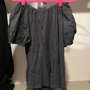 Universal threads off the shoulder top dress tunic